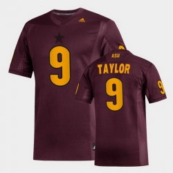 Men Arizona State Sun Devils D.J. Taylor Replica Maroon Football Jersey