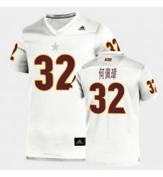 Men Arizona State Sun Devils Jackson He Replica White Football Jersey