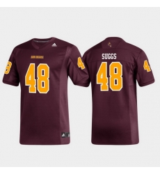 Men Arizona State Sun Devils Terrell Suggs 48 Maroon Replica Alumni Football Jersey