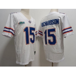 Men Florida Gators Anthony Richardson #15 White College Football Jersey