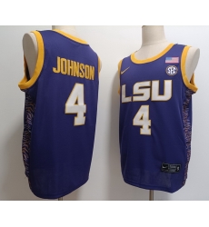 LSU Tigers Basketball #4 Flau'jae Johnson