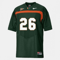 Men Miami Hurricanes Sean Taylor College Football Green Jersey