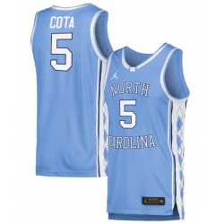 North Carolina Tar Heels ED Cota Blue Authentic Jersey