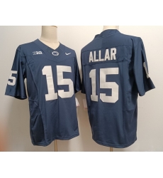 Men Notre Dame Fighting Irish Drew Allar #15 Navy F U S E Stitched Jersey