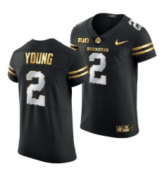 Ohio State Buckeyes Chase Young Black Golden Edition Jersey