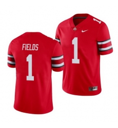 Ohio State Buckeyes Justin Fields Scarlet College Football Men'S Jersey