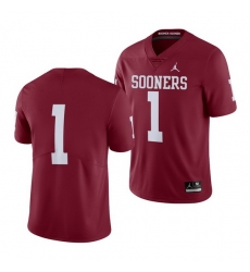 Oklahoma Sooners Crimson College Football Men'S Jersey