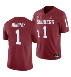 Oklahoma Sooners Kyler Murray Crimson College Football Men'S Jersey