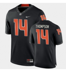 Men Oklahoma State Cowboys Peyton Thompson College Football Black Game Jersey