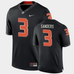 Men Oklahoma State Cowboys Spencer Sanders College Football Black Game Jersey