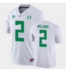 Men Oregon Ducks Devon Williams Game White College Football Jersey