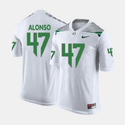 Men Oregon Ducks Kiko Alonso College Football White Jersey