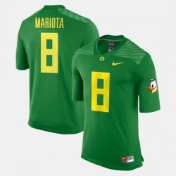 Men Oregon Ducks Marcus Mariota Alumni Football Game Green Jersey