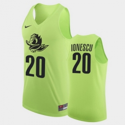 Men Oregon Ducks Sabrina Ionescu Authentic Apple Green College Basketball Jersey