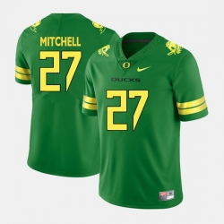 Men Oregon Ducks Terrance Mitchell College Football Green Jersey