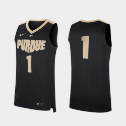 Men Purdue Boilermakers Black Replica College Basketball Jersey