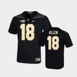 Men Purdue Boilermakers Cam Allen Game Football Black Jersey