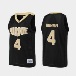 Men Purdue Boilermakers Robbie Hummel Alumni Black Basketball Jersey