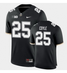 Men Purdue Boilermakers Tyler Coyle College Football Game Black Jersey