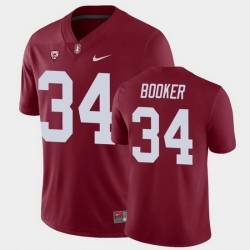 Men Stanford Cardinal Thomas Booker College Football Cardinal Game Jersey