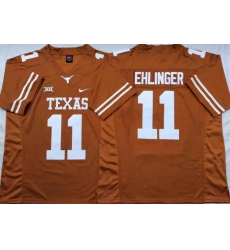 Men Nike Texas Longhorns Sam Ehlinger Texas Orange College Football Jersey