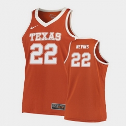 Texas Longhorns Blake Nevins Orange Road Men'S Jersey