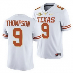 Texas Longhorns Josh Thompson White 2021 Red River Showdown Men Jersey