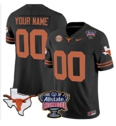Texas Longhorns NCAA Long Custom Stitched Jersey