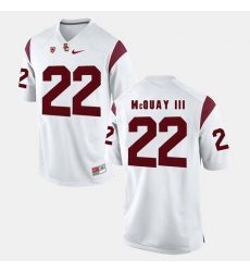 Men Usc Trojans Leon Mcquay Iii Pac 12 Game White Jersey