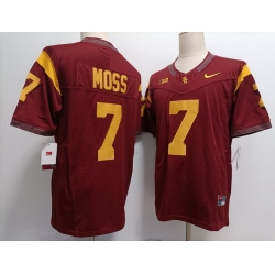 USC Trojans #7 Miller Moss Red F U S E Jersey