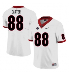 Men #88 Jalen Carter Georgia Bulldogs College Football Jerseys Sale-White