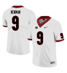 Men #9 Jamie Newman Georgia Bulldogs College Football Jerseys Sale-White