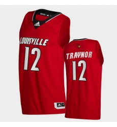 Men Louisville Cardinals Jj Traynor College Basketball Red Swingman 2020 21 Jersey