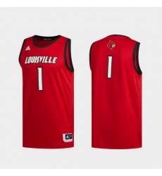 Men Louisville Cardinals Red Swingman Basketball Jersey