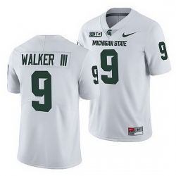 Michigan State Spartans Kenneth Walker Iii White College Football Men Jersey