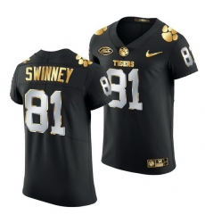 Clemson Tigers Drew Swinney Black Golden Edition Jersey