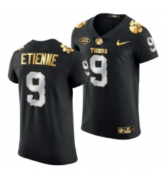 Clemson Tigers Travis Etienne Black Golden Edition Jersey