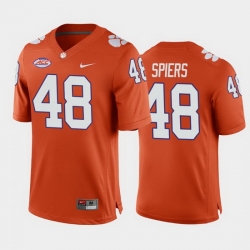 Clemson Tigers Will Spiers Orange Home Men'S Jersey