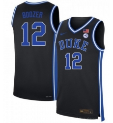 Mens Duke University #12 Cameron Boozer Black High School Jersey Mens Duke University #12 Cameron Boozer Black High School Jersey