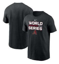 Men Arizona Diamondbacks Black 2023 World Series Collection Dugout T Shirt