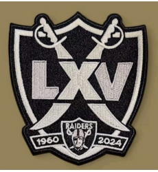 LAS VEGAS RAIDERS 65th ANNIVERSARY Patch Biaog