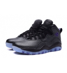 Jordan 10 Retro Men Shoes Black Mirror