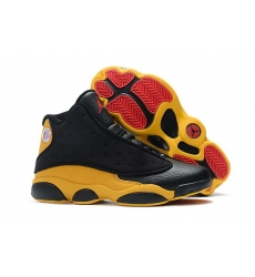 Air Jordan 13 Retro Men Shoes Yellow Black