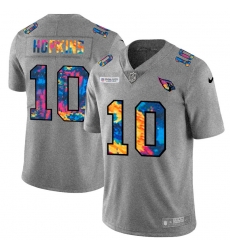 Arizona Cardinals 10 DeAndre Hopkins Men Nike Multi Color 2020 NFL Crucial Catch NFL Jersey Greyheather