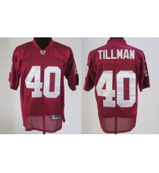 Arizona Cardinals 40 Tillman red Throwback Jerseys