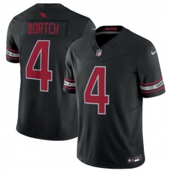 Men Arizona Cardinals 4 Greg Dortch Black 2024 F U S E Vapor Untouchable Limited Stitched Football Jersey