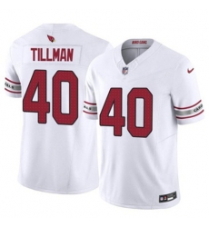 Men Arizona Cardinals 40 Pat Tillman White 2024 F U S E Vapor Untouchable Limited Stitched