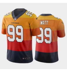 Men Arizona Cardinals 99 J J  Watt Sunset Orange City Edition Jersey