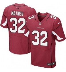 Men Nike Arizona Cardinals 32 Tyrann Mathieu Elite Red Team Color NFL Jersey