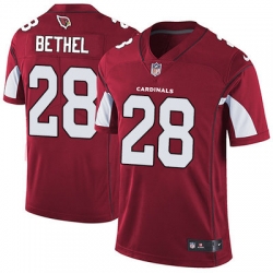 Nike Cardinals #28 Justin Bethel Red Team Color Mens Stitched NFL Vapor Untouchable Limited Jersey